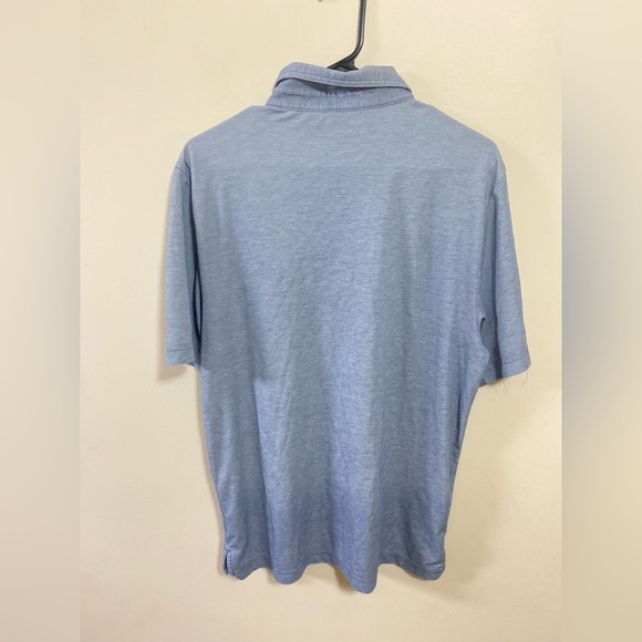 Travis Mathew Men’s TPC Travis Bay Polo Shirt Size M Light Blue - Picture 3 of 12